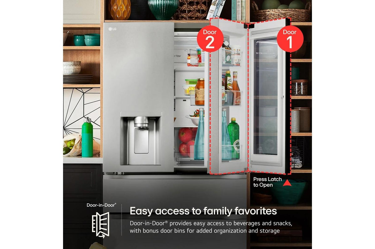 30 cu. ft. Smart Refrigerator with Craft Ice(TM) - (LRMDS3006S)