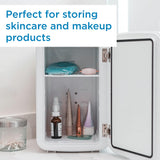 Danby 7.4L Mini Fridge with Mirror & Light in White - (DBMR02624WD43)