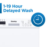 Danby 18" Wide Built-in Dishwasher in White - (DDW18D1EW)