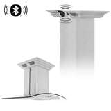 ZLINE Island Mount Range Hood in Stainless Steel with Built-in ZLINE CrownSound Bluetooth Speakers (GL5iCRN-BT) - (GL5ICRNBT30)