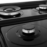 ZLINE 30 in. Dual Fuel Range with Gas Stove and Electric Oven in Stainless Steel (RA30) [Color: Black Matte] - (RABLM30)