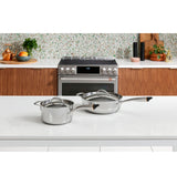 Caf(eback)(TM) 30" Smart Slide-In, Front-Control, Induction and Convection Double-Oven Range - (CHS950P2MS1)