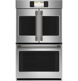 Caf(eback)(TM) Professional Series 30" Smart Built-In Convection French-Door Double Wall Oven - (CTD90FP2NS1)