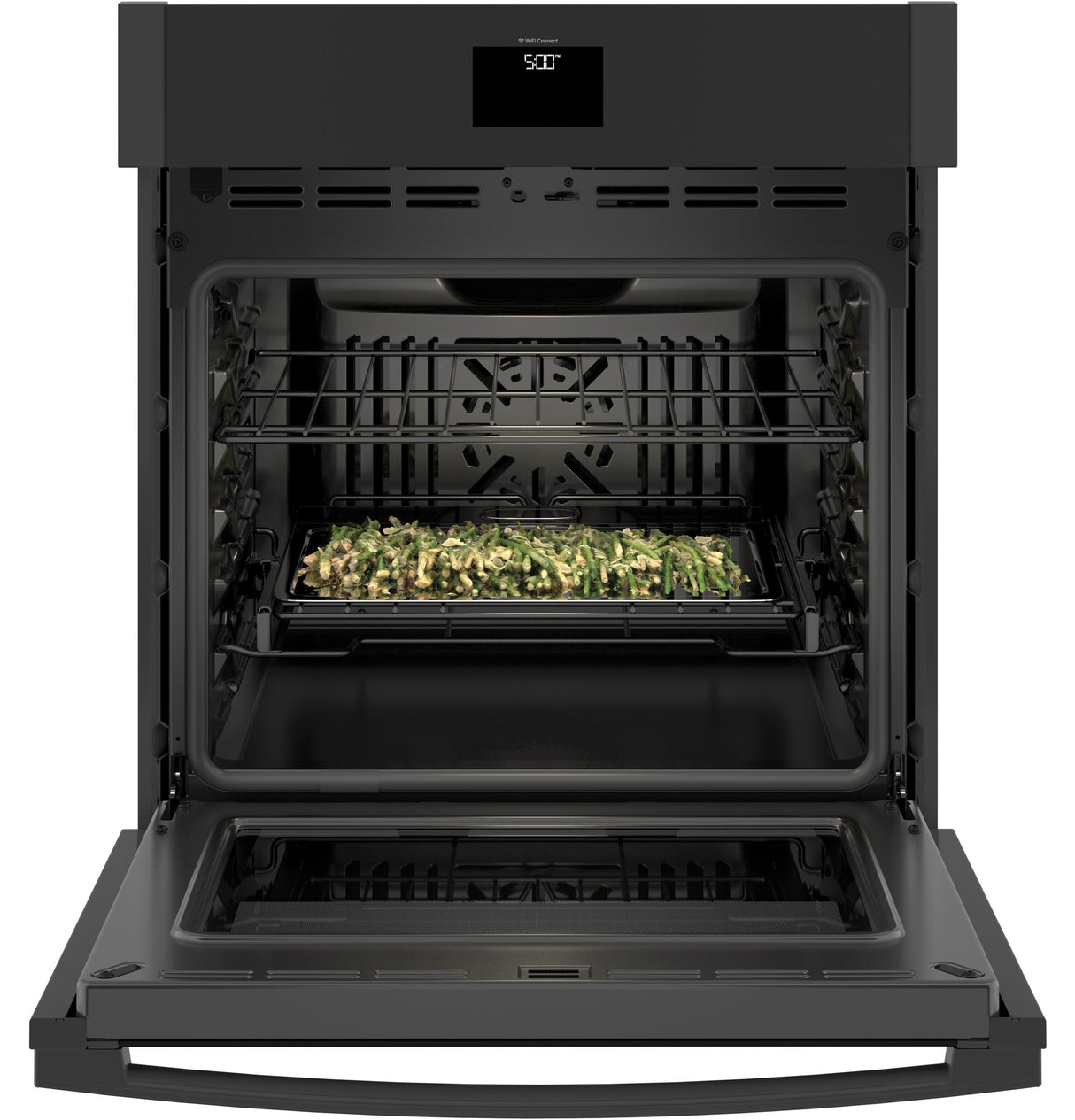 GE(R) 27" Smart Built-In Convection Single Wall Oven - (JKS5000DNBB)