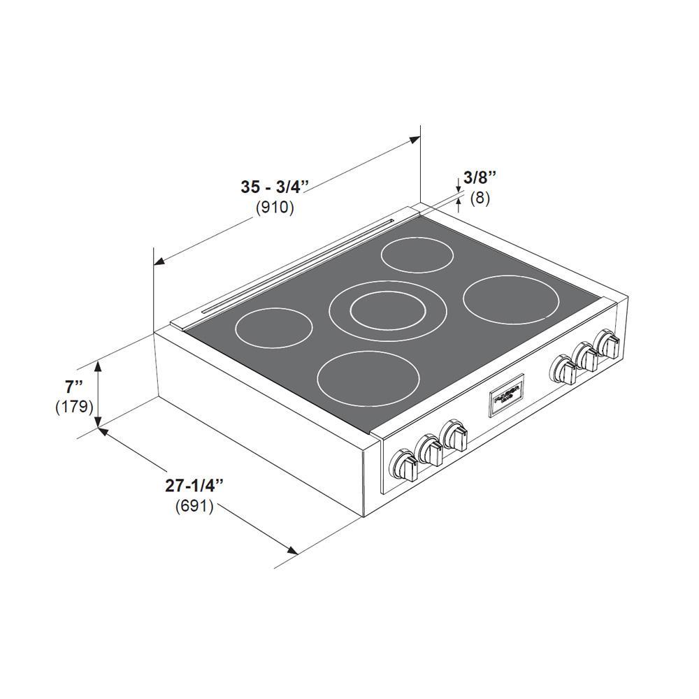 36" INDUCTION RANGE TOP - (F6IRT365S1)