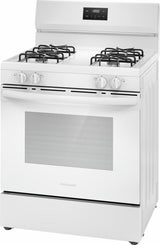 Frigidaire 30" Gas Range - (FCRG3051BW)