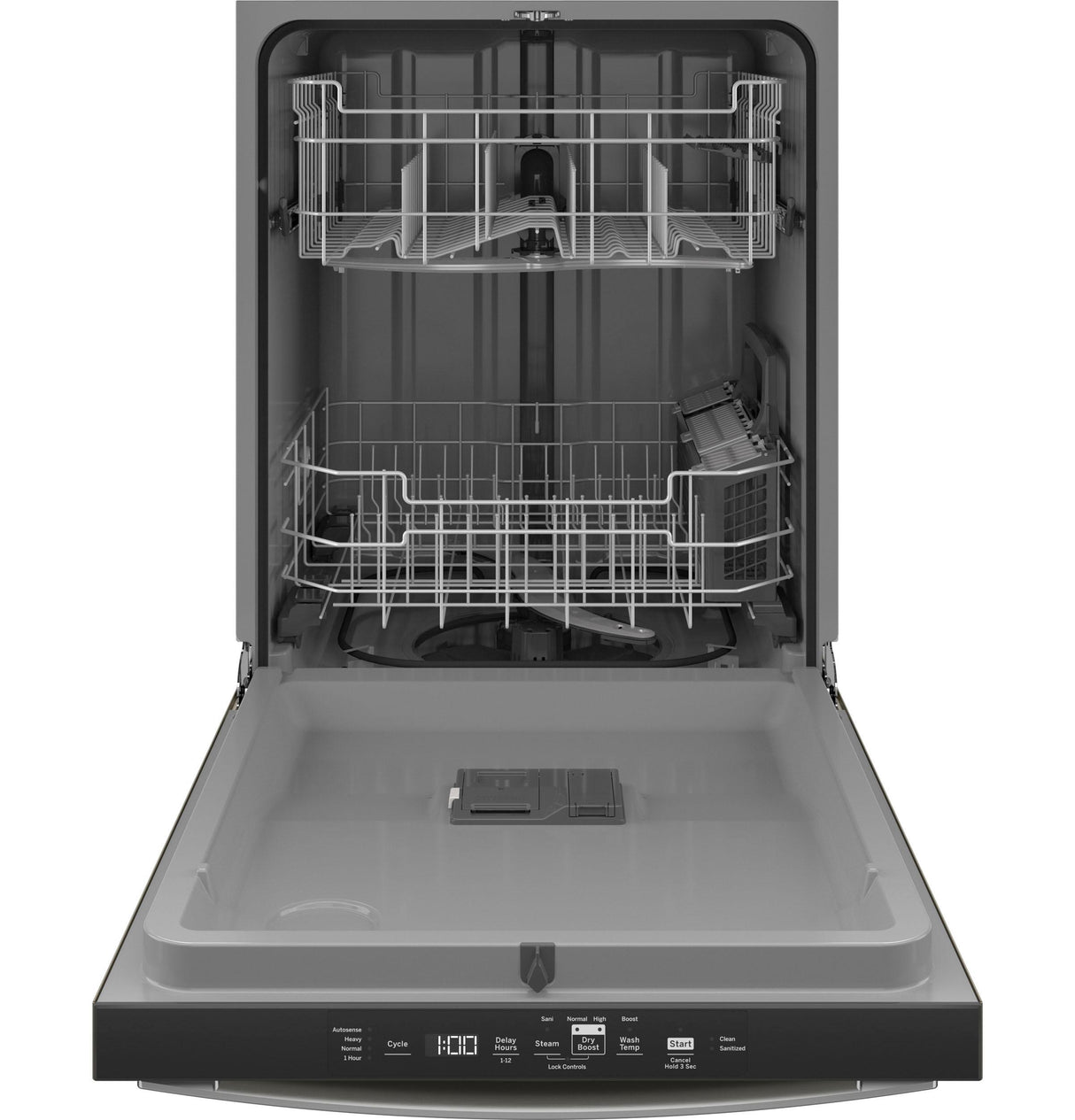 GE(R) ENERGY STAR(R) Top Control with Plastic Interior Dishwasher with Sanitize Cycle & Dry Boost - (GDT550PMRES)