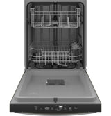 GE(R) ENERGY STAR(R) Top Control with Plastic Interior Dishwasher with Sanitize Cycle & Dry Boost - (GDT550PMRES)