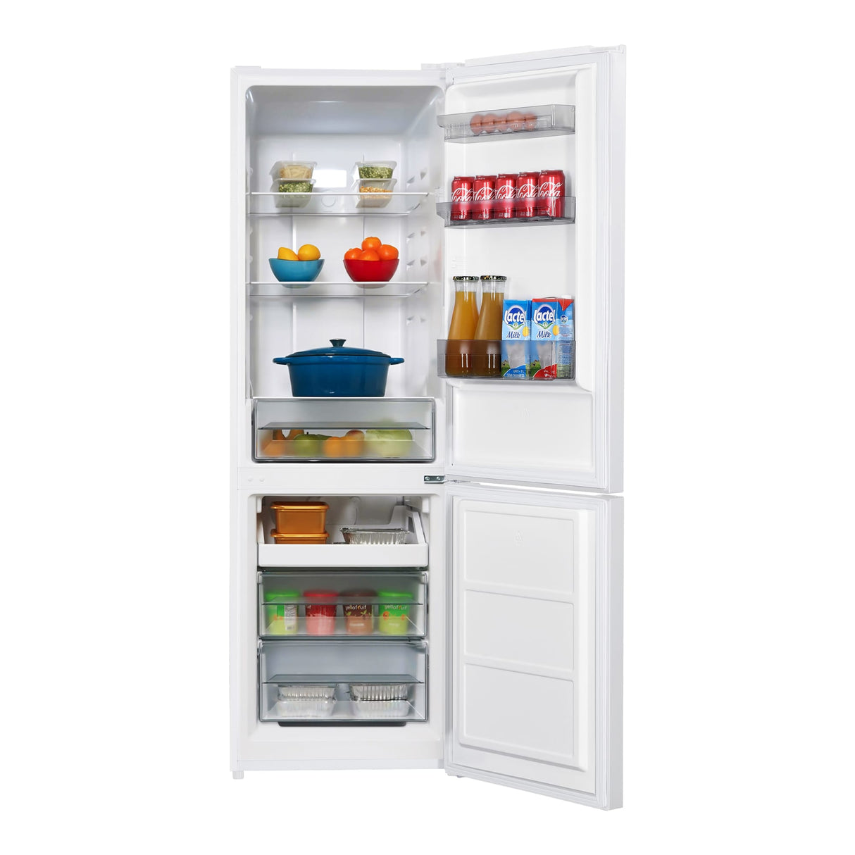 Danby 10 cu. ft. Bottom Mount Apartment Size Fridge in White - (DBMF100B1WDB)