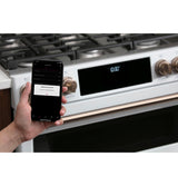 Caf(eback)(TM) 30" Smart Slide-In, Front-Control, Gas Double-Oven Range with Convection - (CGS750P4MW2)