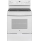 GE(R) 30" Free-Standing Electric Convection Range with No Preheat Air Fry - (JB735DPWW)