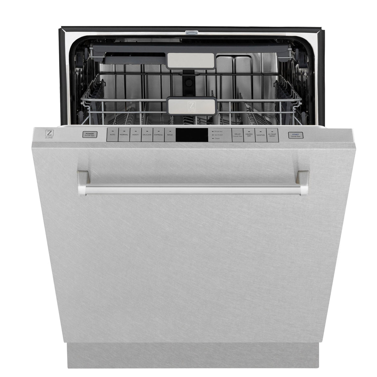 ZLINE 24" Monument Series 3rd Rack Top Touch Control Dishwasher with Stainless Steel Tub, 45dBa (DWMT-24) [Color: DuraSnow] - (DWMTSN24)