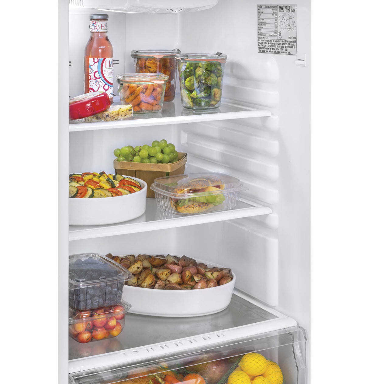 9.8 Cu. Ft. Top Freezer Refrigerator - (HA10TG21SS)