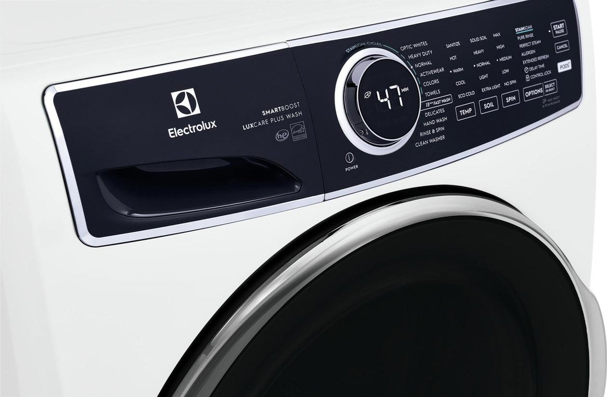 Electrolux Front Load Perfect Steam(TM) Washer with LuxCare(R) Plus Wash and SmartBoost(R) - 4.5 Cu. Ft. - (ELFW7637AW)