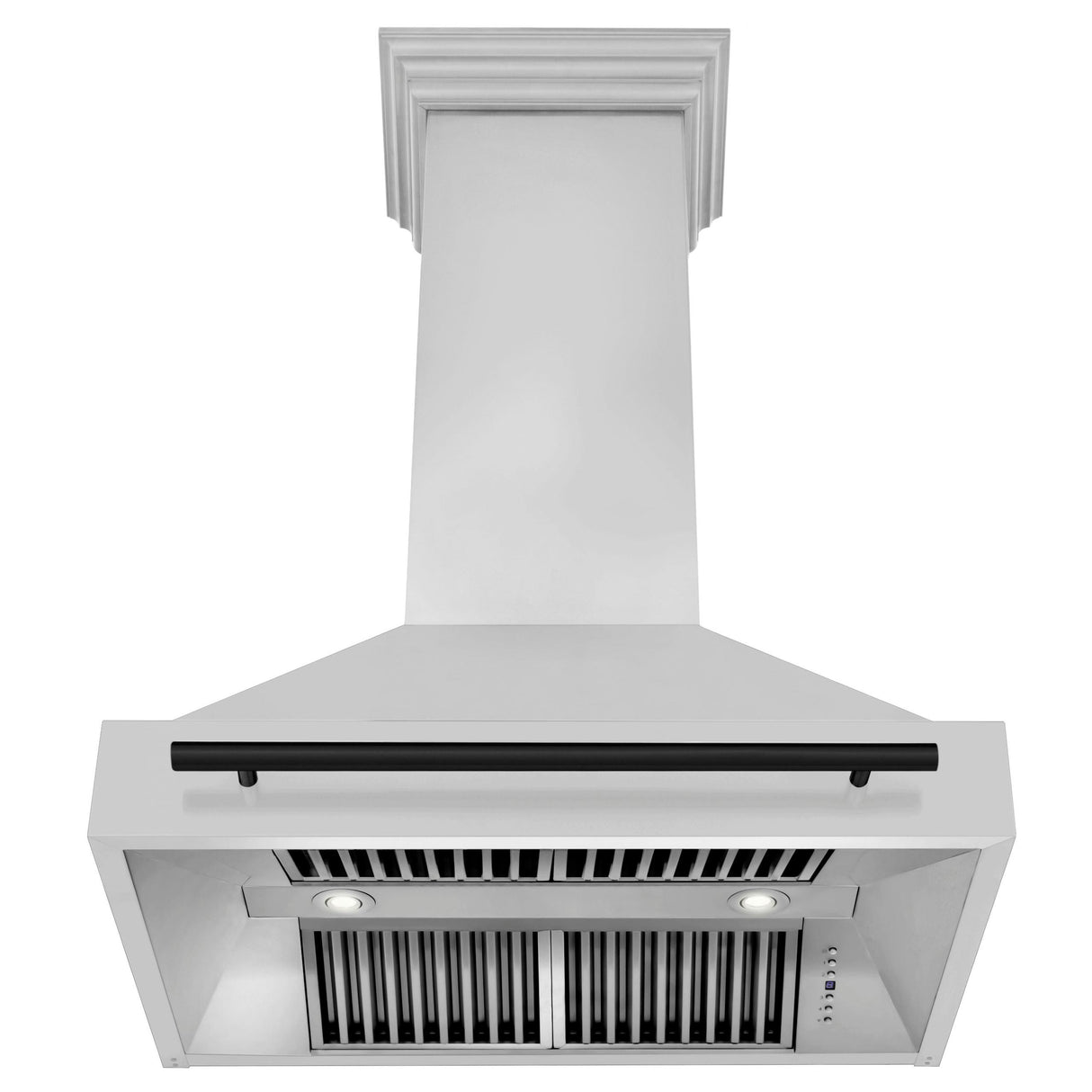 36 in. ZLINE Autograph Edition Stainless Steel Range Hood with Stainless Steel Shell and Handle (8654STZ-36) [Color: Matte Black] - (8654STZ36MB)