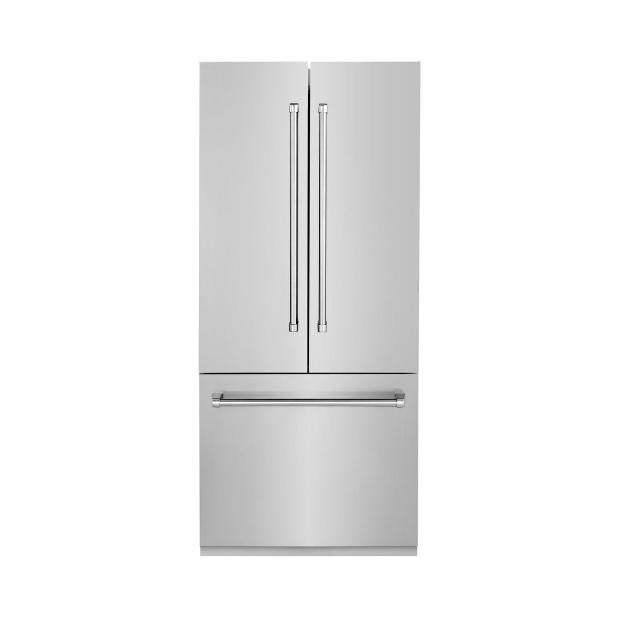 ZLINE 36" 19.6 cu. ft. Built-In 3-Door French Door Refrigerator with Internal Water and Ice Dispenser in Stainless Steel (RBIV-304-36) - (RBIV30436)