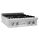 ZLINE 36" Porcelain Gas Stovetop in Fingerprint Resistant Stainless Steel with 6 Gas Burners (RTS-36) [Color: DuraSnow Stainless Steel] - (RTS36)