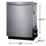 Frigidaire Gallery 24" Stainless Steel Tub Built-In Dishwasher with CleanBoost(TM) - (GDSH4715AF)