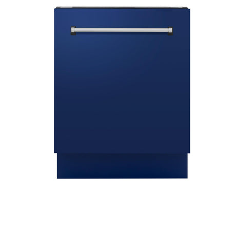 ZLINE 24" Tallac Series 3rd Rack Dishwasher with Traditional Handle, 51dBa (DWV-24) [Color: Blue Gloss] - (DWVBG24)