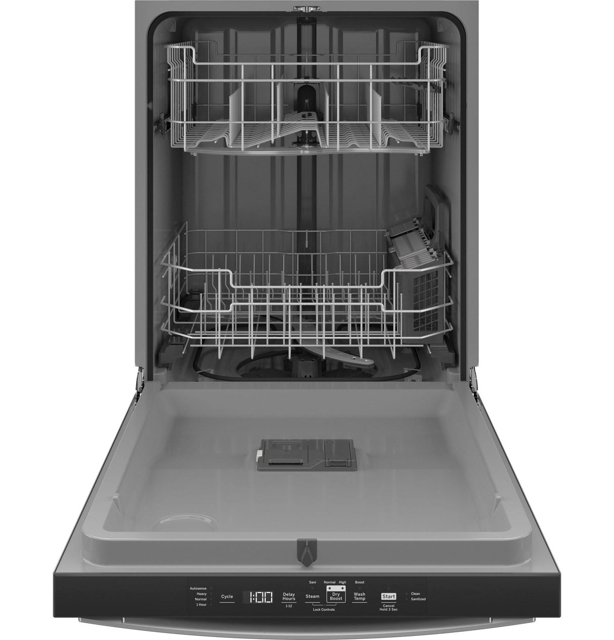 GE(R) ENERGY STAR(R) Top Control with Plastic Interior Dishwasher with Sanitize Cycle & Dry Boost - (GDT550PYRFS)