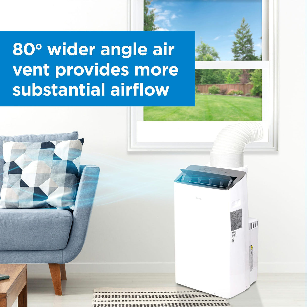 Danby 14,000 BTU (12,000 SACC) 3-in-1 Inverter Portable Air Conditioner in White - (DPA120B9IWDB6)