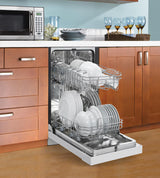 Danby 18" Wide Built-in Dishwasher in White - (DDW1804EW)