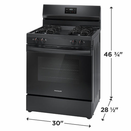 Frigidaire 30" Gas Range - (FCRG3051BB)