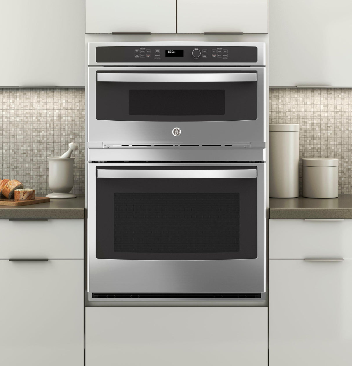 GE(R) 30" Combination Double Wall Oven - (JT3800SHSS)