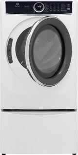 Electrolux Front Load Perfect Steam(TM) Electric Dryer with Predictive Dry(TM) and Instant Refresh - 8.0 Cu. Ft. - (ELFE7537AW)