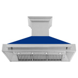 ZLINE 48 in. DuraSnow Stainless Steel Range Hood with Colored Shell Options (8654SNX-48) [Color: DuraSnow Stainless Steel] - (8654SNX48)