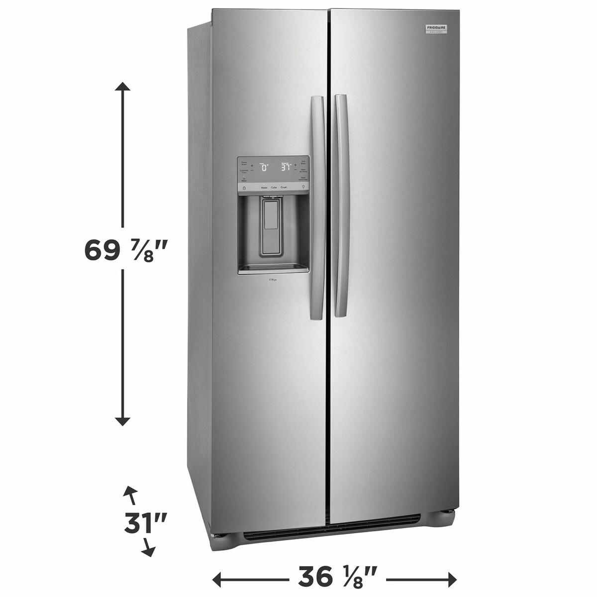 Frigidaire Gallery 22.3 Cu. Ft. 36" Counter Depth Side by Side Refrigerator - (GRSC2352AF)