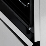 ZLINE Autograph Edition 30" 4.0 cu. ft. Dual Fuel Range with Gas Stove and Electric Oven in DuraSnow Stainless Steel with Accents (RASZ-SN-30) [Color: Matte Black] - (RASZSN30MB)