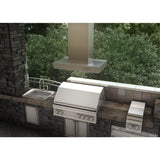 ZLINE Ducted Outdoor Island Mount Range Hood in Stainless Steel (KECOMi-304) - (KECOMI30442)