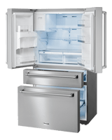 Thor Kitchen 36 Inch Professional French Door Refrigerator With Ice and Water Dispenser - Model Trf3601fd - (TRF3601FD)