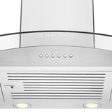 ZLINE Alpine Series Ducted Wall Mount Range Hood in Stainless Steel (ALP70WL) - (ALP70WL30)