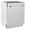 ZLINE 24" Tallac Series 3rd Rack Dishwasher in Custom Panel Ready with Stainless Steel Tub, 51dBa (DWV-24) - (DWV24)