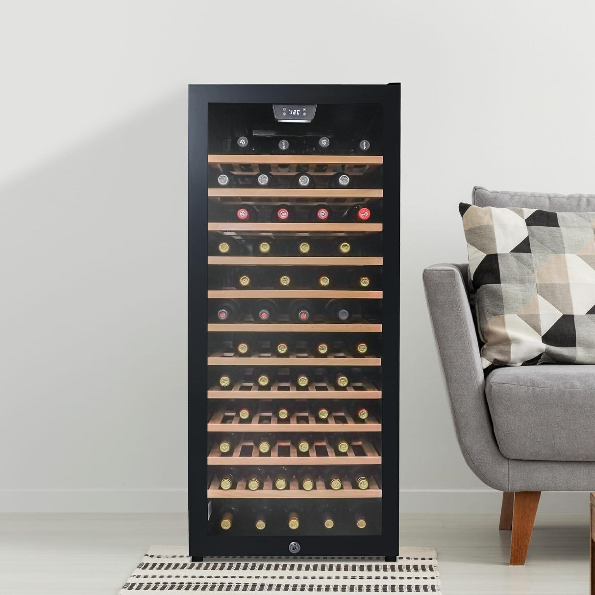 Danby 94 Bottle Free-Standing Wine Cooler in Black - (DWC94L1B)