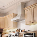 ZLINE Ducted Wooden Wall Mount Range Hood in Cottage White (KBTT) - (KBTT30)