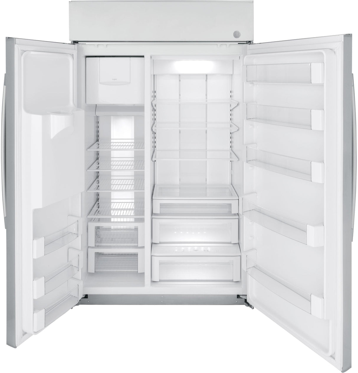 GE Profile(TM) Series 48" Smart Built-In Side-by-Side Refrigerator with Dispenser - (PSB48YSNSS)