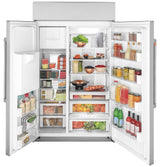 Caf(eback)(TM) 48" Smart Built-In Side-by-Side Refrigerator with Dispenser - (CSB48YP2NS1)