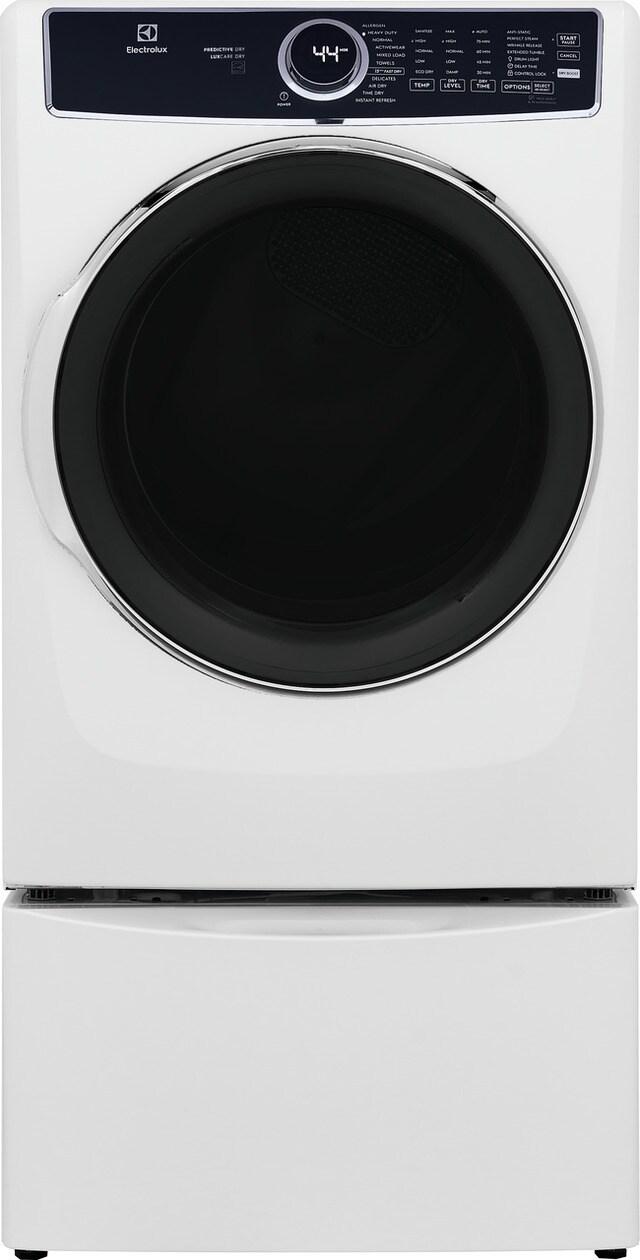 Electrolux Front Load Perfect Steam(TM) Gas Dryer with LuxCare(R) Dry and Instant Refresh - 8.0 Cu. Ft. - (ELFG7637AW)