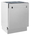 ZLINE 24" Tallac Series 3rd Rack Dishwasher with Traditional Handle, 51dBa (DWV-24) [Color: DuraSnow Stainless Steel] - (DWVSN24)