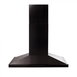 ZLINE Convertible Vent Island Mount Range Hood in Black Stainless Steel (BSGL2iN) - (BSGL2IN30)