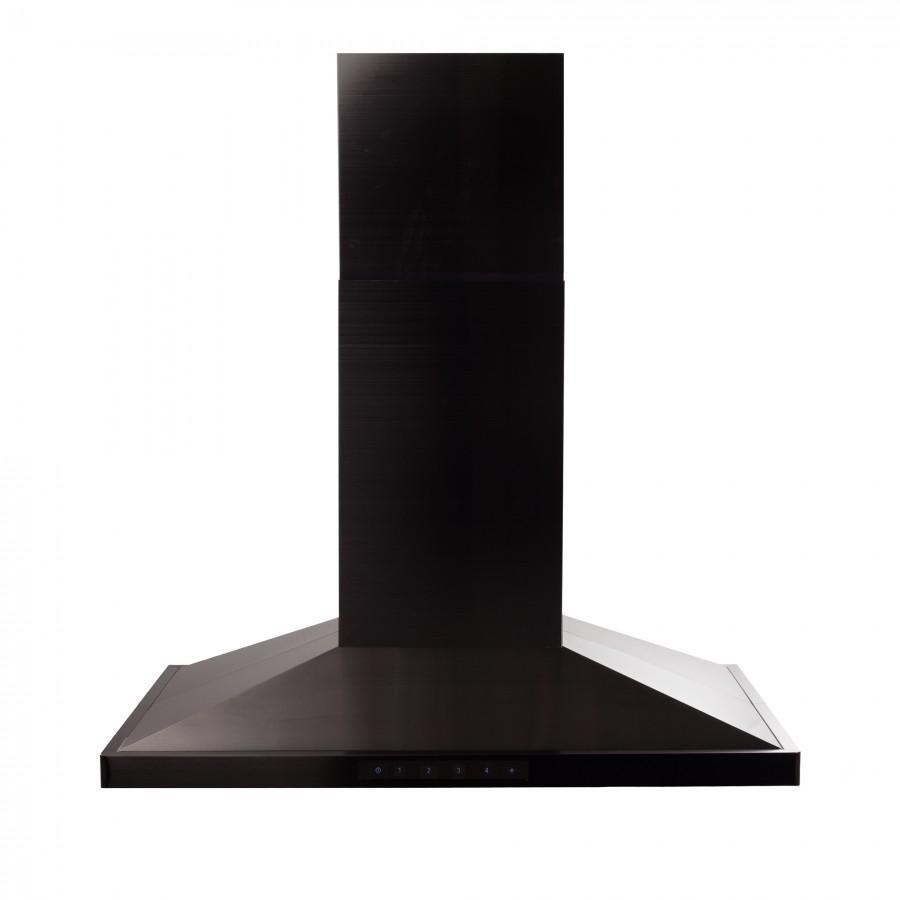 ZLINE Convertible Vent Island Mount Range Hood in Black Stainless Steel (BSGL2iN) - (BSGL2IN48)