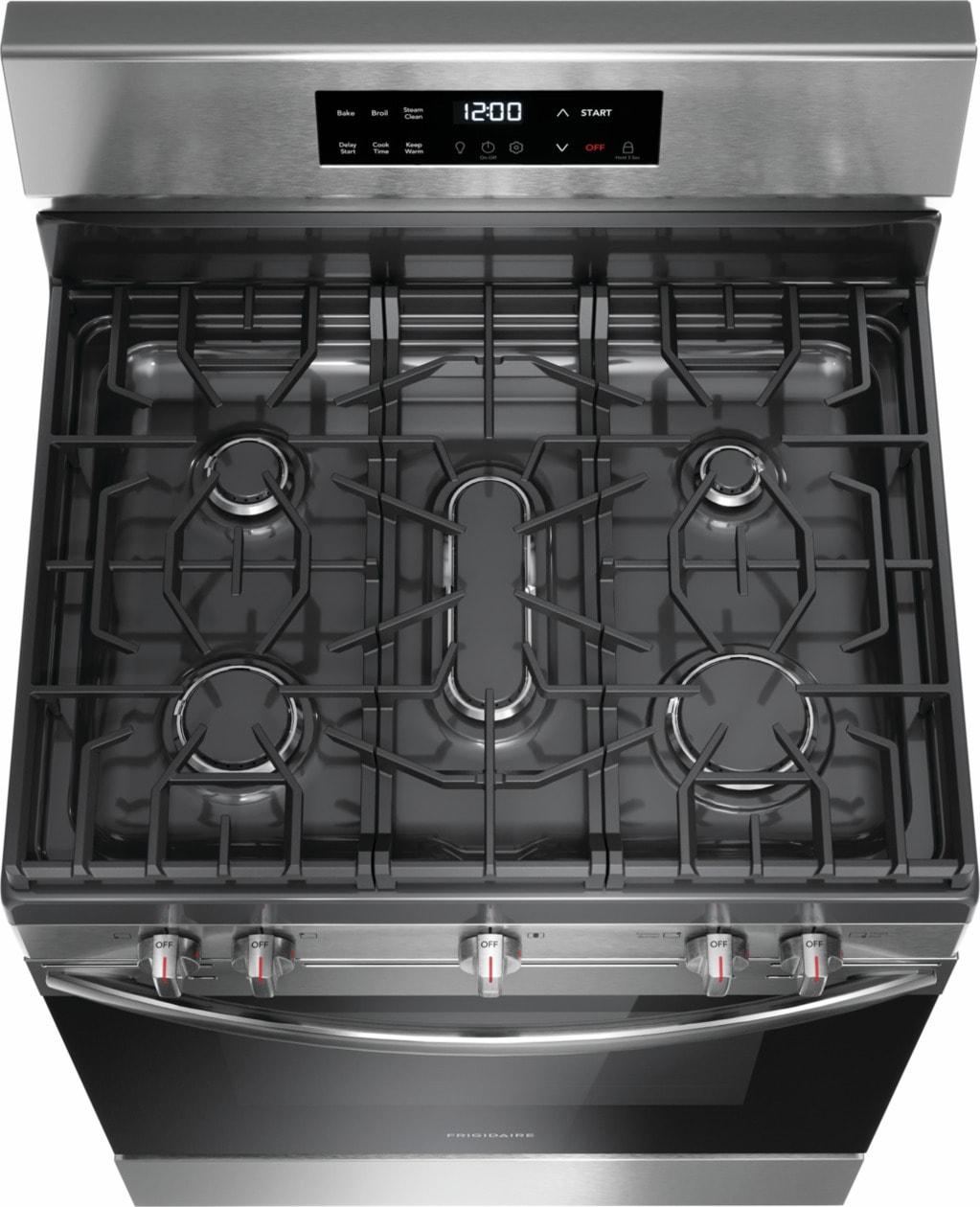 Frigidaire 30" Gas Range with Quick Boil - (FCRG3062AS)