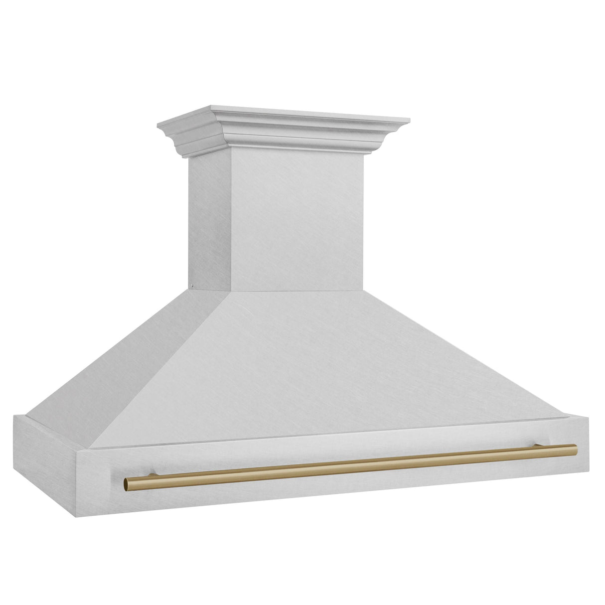 48 in. ZLINE Autograph Edition DuraSnow Stainless Steel Range Hood with DuraSnow Stainless Steel Shell (8654SNZ-48) [Color: Champagne Bronze] - (8654SNZ48CB)