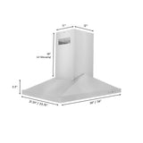 ZLINE Island Mount Range Hood In Stainless Steel (GL1i) - (GL1I30)