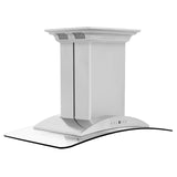 ZLINE Island Mount Range Hood in Stainless Steel with Built-in ZLINE CrownSound Bluetooth Speakers (GL9iCRN-BT) - (GL9ICRNBT36)