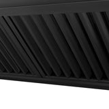 ZLINE 36 in. Autograph Edition Black Stainless Steel Range Hood with Handle (BS655Z-36) [Color: Champagne Bronze] - (BS655Z36CB)