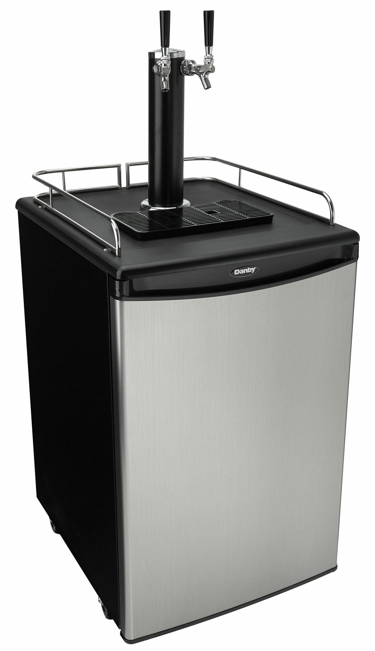 Danby 5.4 cu. ft. Dual-Tap Keg Cooler in Stainless Steel - (DKC054A1BSL2DB)